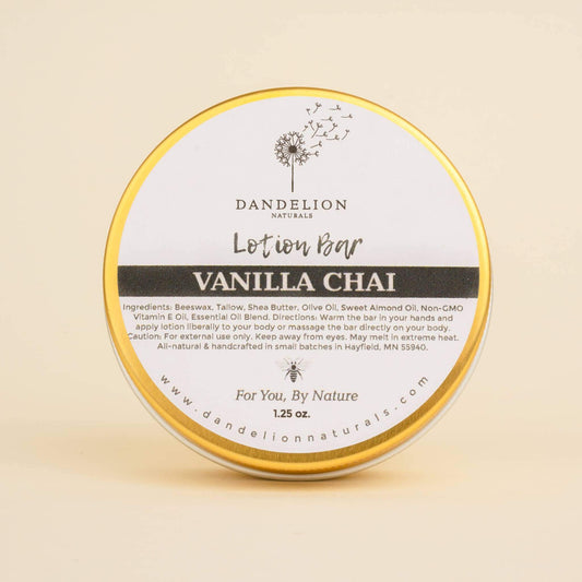 Tallow Lotion Bar - Vanilla Chai