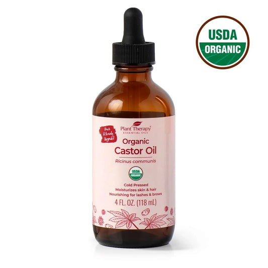 Organic Castor Oil - Cold-Pressed Hexane-Free