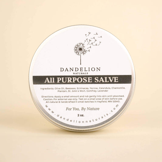 All Purpose Healing Salve | Calendula + Comfrey + Chamomile + Yarrow