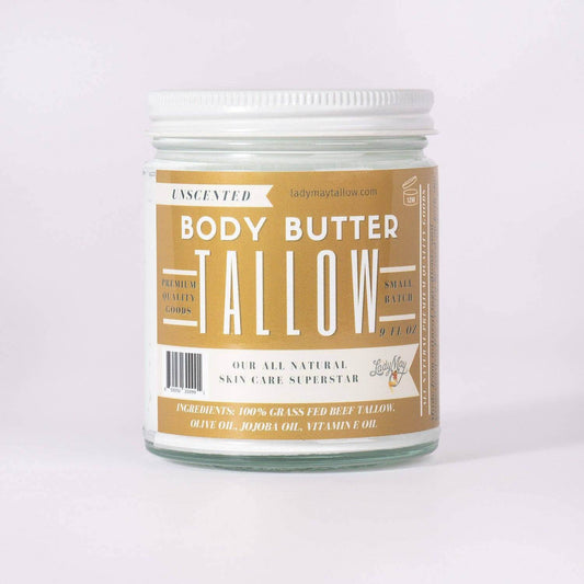 Grass-Fed Tallow - Lady May - Body Butter - Unscented